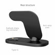 Station de Charge 3-en-1 Sans Fil 15W pour iPhone, AirPods, Apple Watch – Compatible Apple