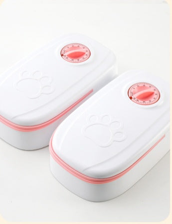 Distributeur automatique de nourriture pour animaux – Smart Feeder avec minuterie et bol inox