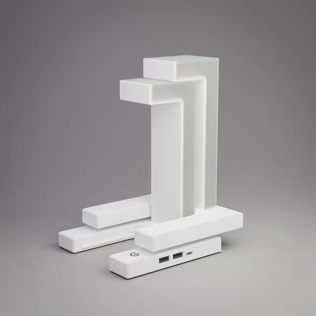 Lampe de table suspendue avec chargeur sans fil – Design flottant et éclairage d’ambiance